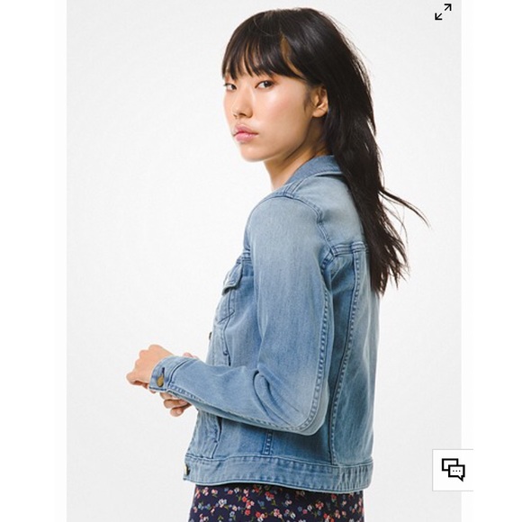 MICHAEL Michael Kors Safari Green Denmin Jacket - Picture 8 of 8